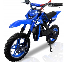 PIKI - Dirt Bike - Sport - 49cc Bleu